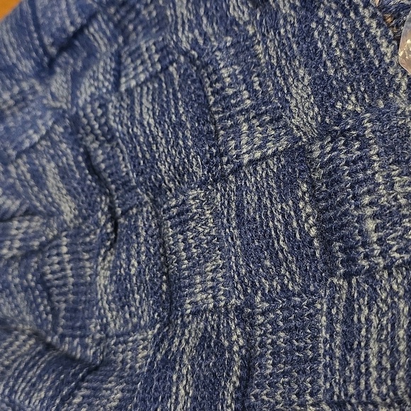 Blue Knit Beanie - Picture 2 of 3